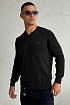 Мужской джемпер Tommy Hilfiger logo-embroidered - Black