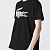 Мужская чёрная футболка Lacoste logo-print