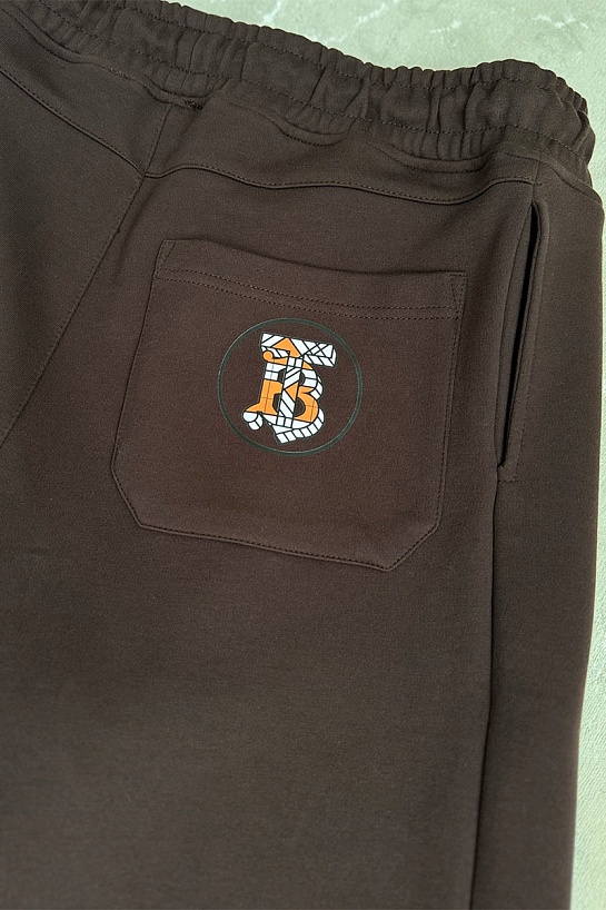 Мужские шорты Burberry Horseferry logo - Brown