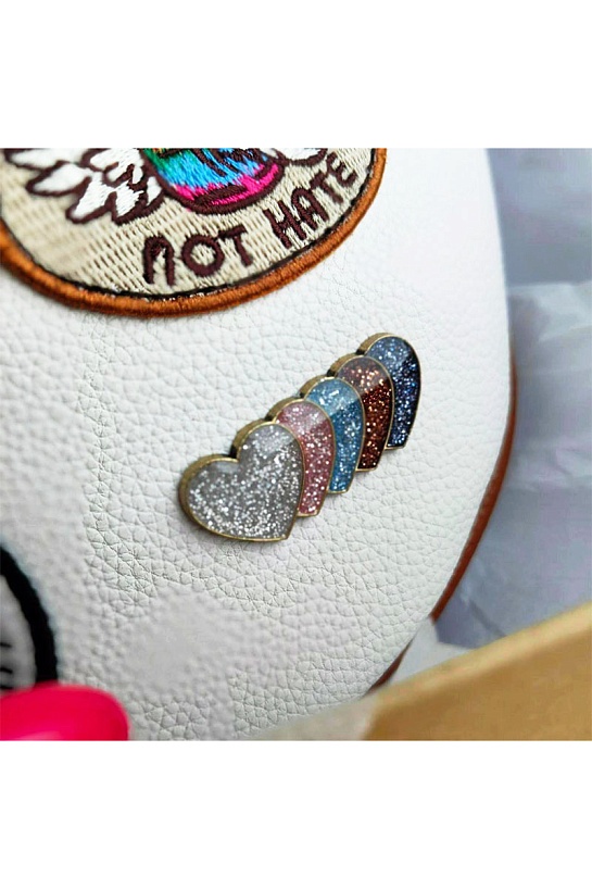 Кожаная сумка на пояс Coach Charter multi-patch 33x17 см