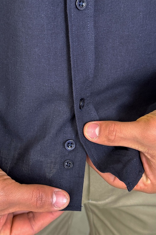 Мужская рубашка Роlо Ralрh Lаurеn тёмно-синего цвета