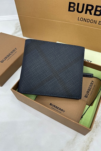 Кожаный кошелёк Burberry Premium 11x10 см   