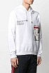 Утеплённое худи на флисе Dsquared2 x Ibrahimovic "ICON" - White
