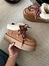 Женские замшевые ботинки с мехом UGG Funkarra Cabin Cuff - Chestnut