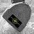 Шапка серого цвета Stone Island compass patch