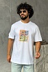 Белая оверсайз футболка Givenchy 4G Sun Print