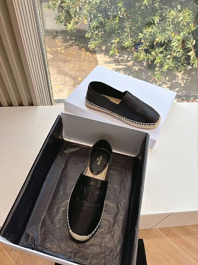 Женские эспадрильи Celine Premium - Black   