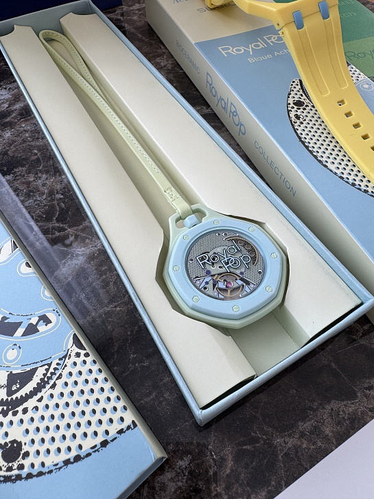 Часы Audemars Piguet × Swatch Royal Pop Blaue Acht premium 