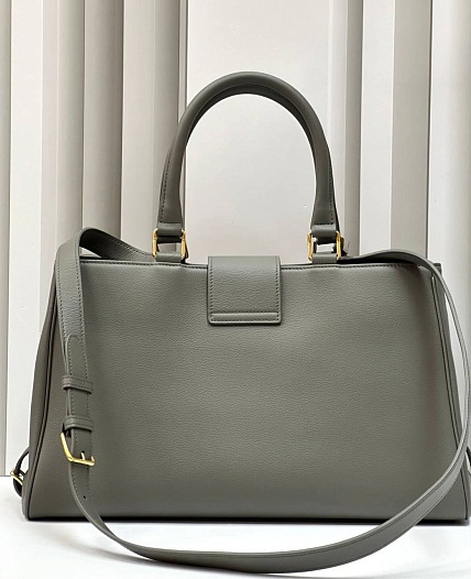 Женская сумка Celine Appoline Medium Premium 37.5x22x16 см - Grey   