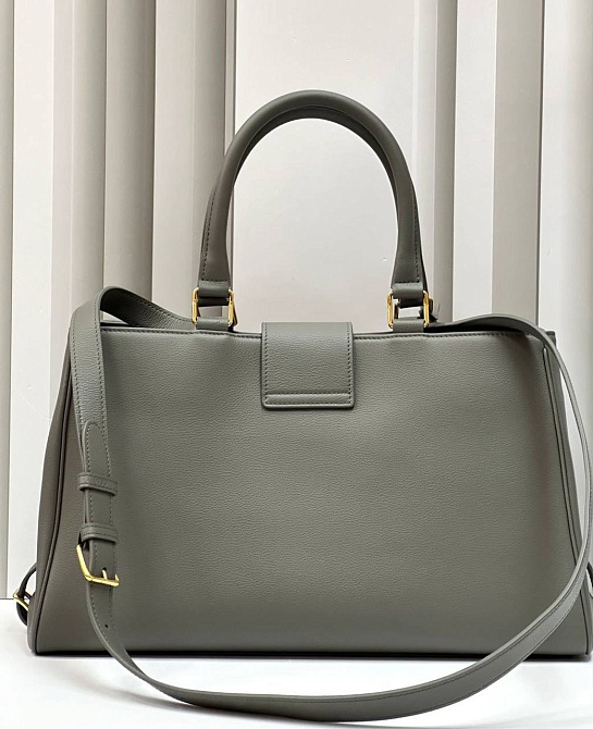 Женская сумка Celine Appoline Medium Premium 37.5x22x16 см - Grey