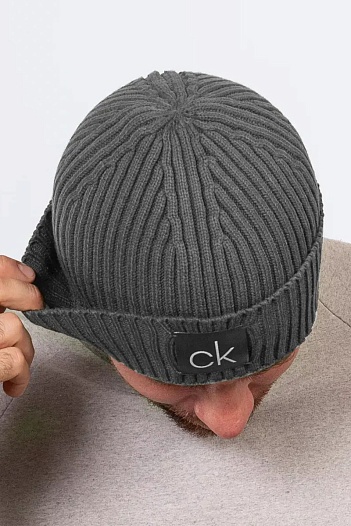 Шапка серого цвета Calvin Klein Golf Losar   
