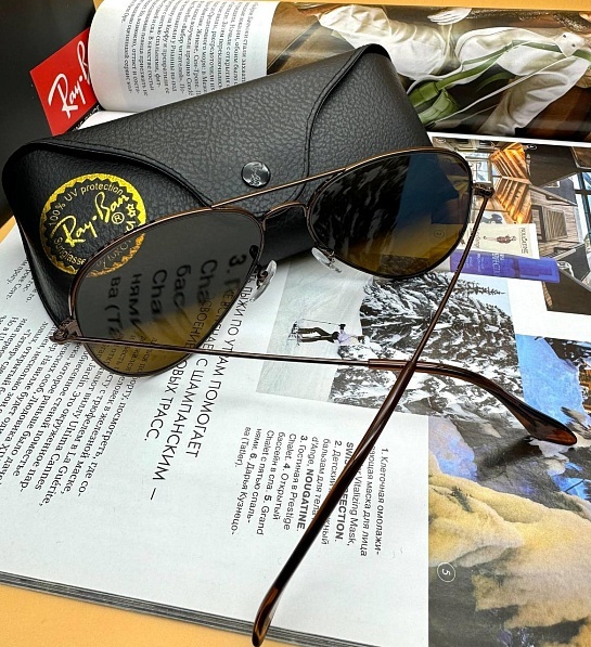 Солнцезащитные очки Ray-Ban Aviator Large Metal