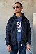 Куртка синего цвета Stone Island compass-patch