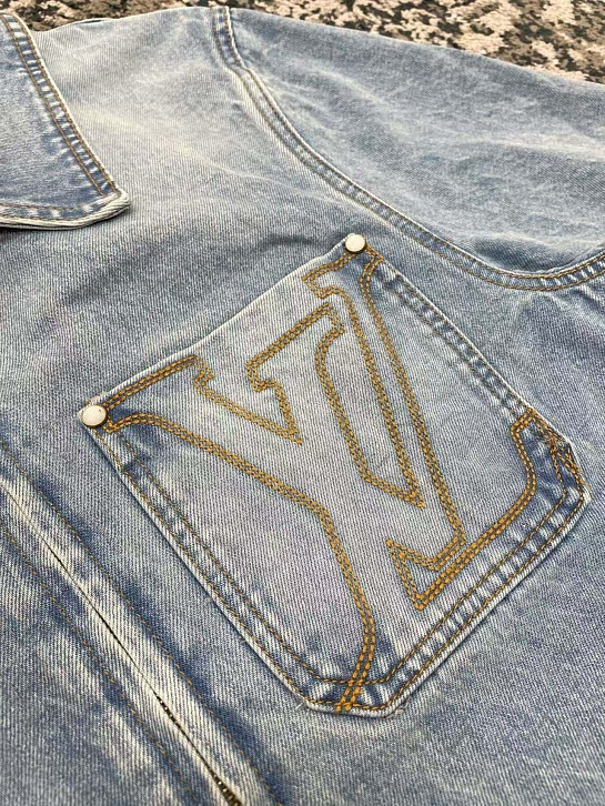 Джинсовая куртка Louis Vuitton Premium - Washed Indigo