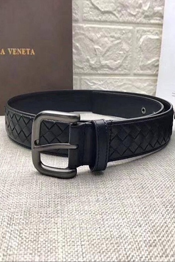 Кожаный ремень Bottega Veneta (ширина 3.8 см, длина 110 / 115 / 125 см)   