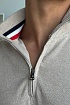 Кофта бежевого цвета Tommy Hilfiger quarter-zip