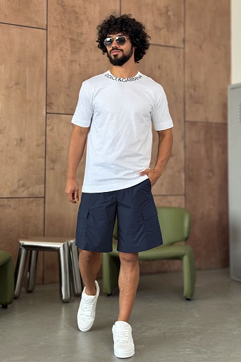 Мужские шорты Dolce & Gabbana Premium - Navy   