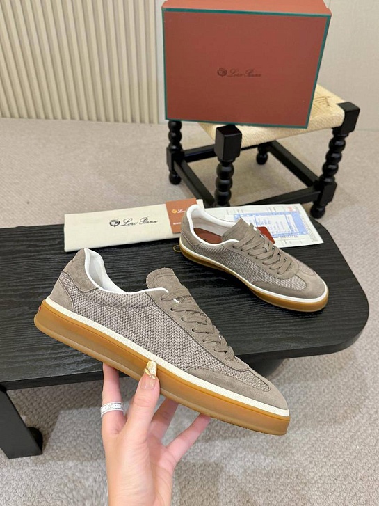 Мужские кроссовки Loro Piana Tennis Walk - Beige