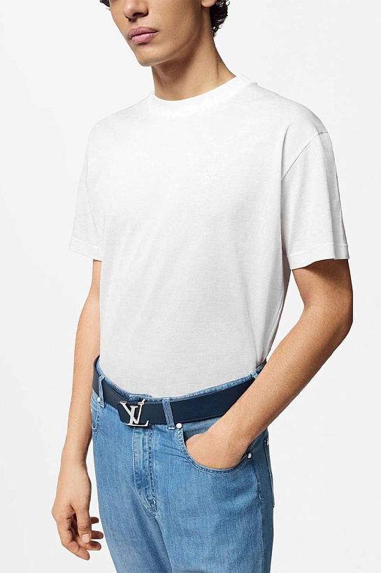 Белая оверсайз футболка Louis Vuitton