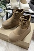 Женские ботинки UGG Classic Mini Lace-Up - Chestnut