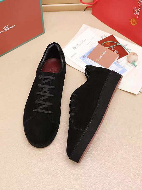 Мужские замшевые кроссовки Loro Piana