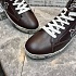 Кожаные кроссовки с мехом Premiata high-top - Brown