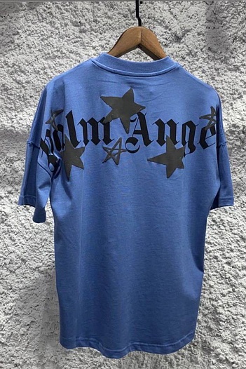 Оверсайз футболка Palm Angels Shooting Star - Navy   