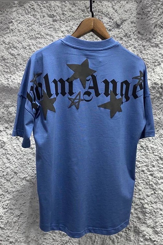Оверсайз футболка Palm Angels Shooting Star - Navy
