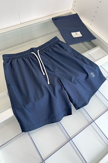 Мужские шорты Brunello Cucinelli Premium - Navy   