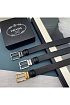 Кожаный ремень Prada (ширина 3.8 см, длина 125 см)