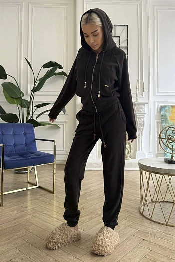 Женский вельветовый костюм Loro Piana Premium   