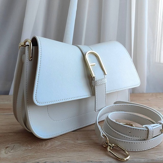 Кожаная сумка Furla Flow Mini 25x18 см   