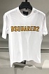 Белая мужская футболка Dsquared2