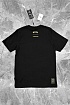 Мужская чёрная футболка Hugo Boss x AJBXNG