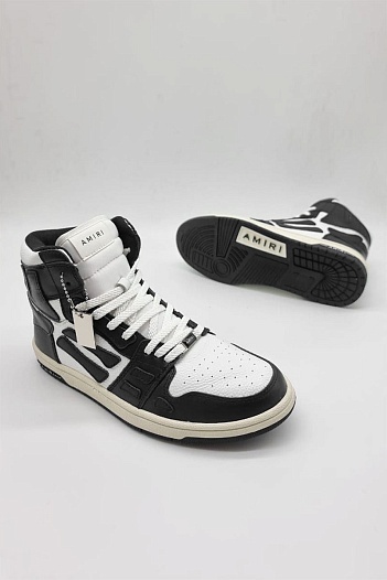 Кожаные кроссовки Amiri Skel high-top   
