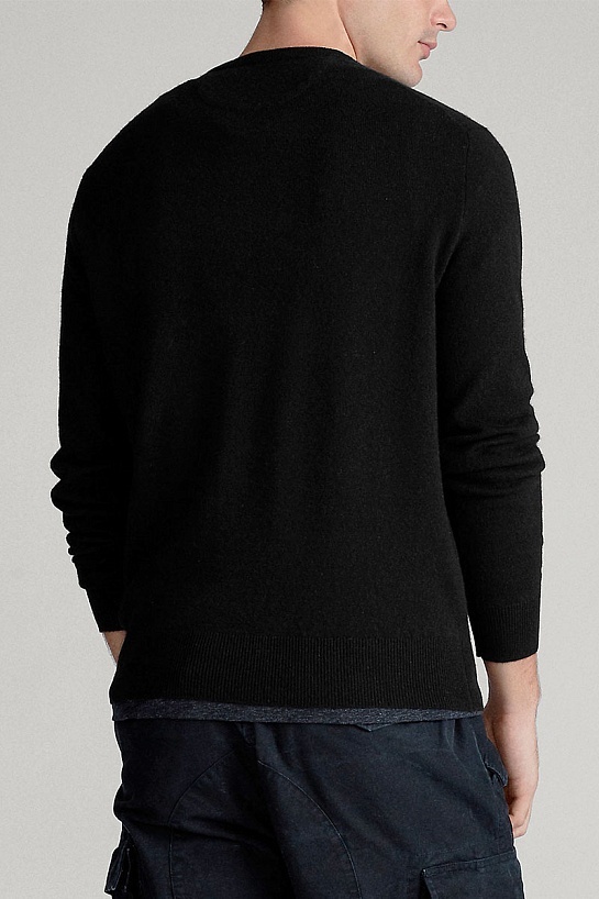 Мужской чёрный джемпер Роlо Ralрh Lаurеn embroidered logo