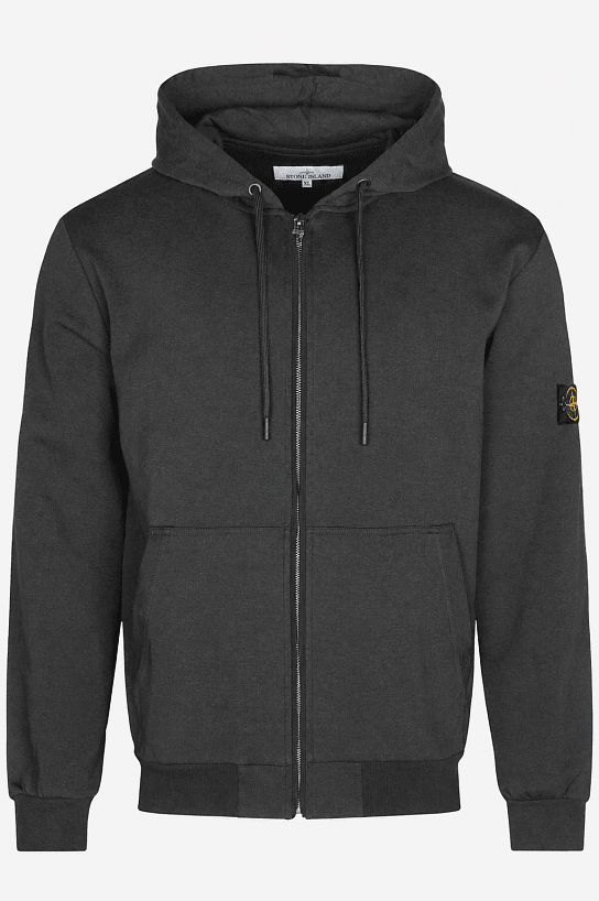 Кофта тёмно-серого цвета Stone Island compass-patch