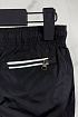 Мужские чёрные шорты Moncler logo-patch