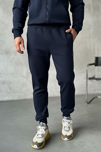 Мужские спортивные штаны Canada Goose тёмно-синего цвета   