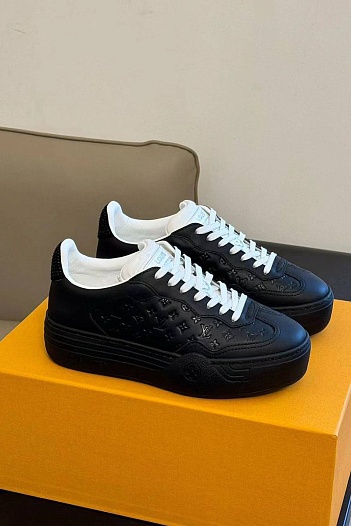 Женские кроссовки Louis Vuitton Groovy Monogram - Black   