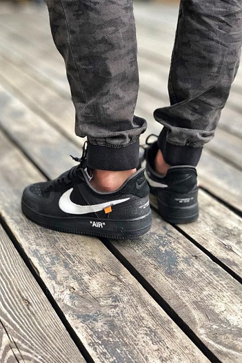 Кроссовки Off-White x AF1 Low "Black"   