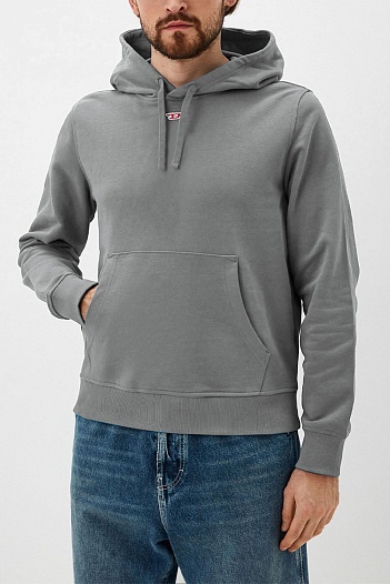 Мужское худи Diesel S-Ginn-Hood-D - Grey   