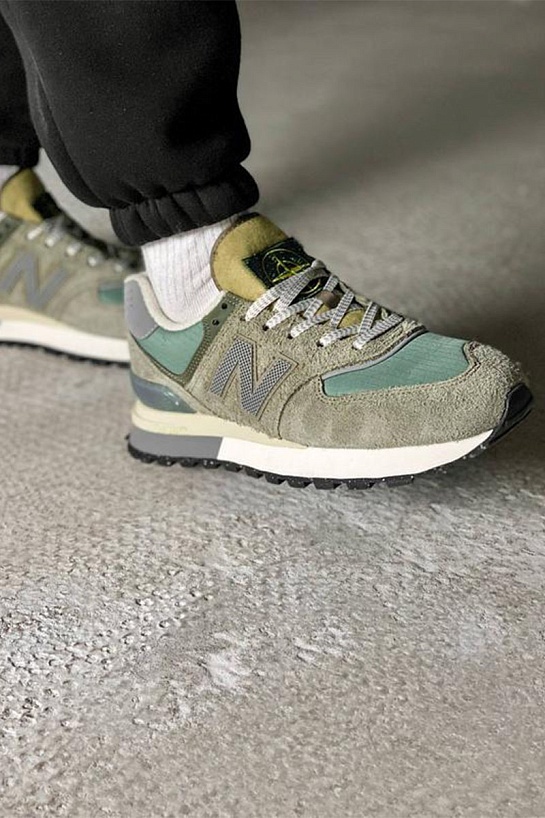 Кроссовки Stone Island x New Balance 574 Legacy