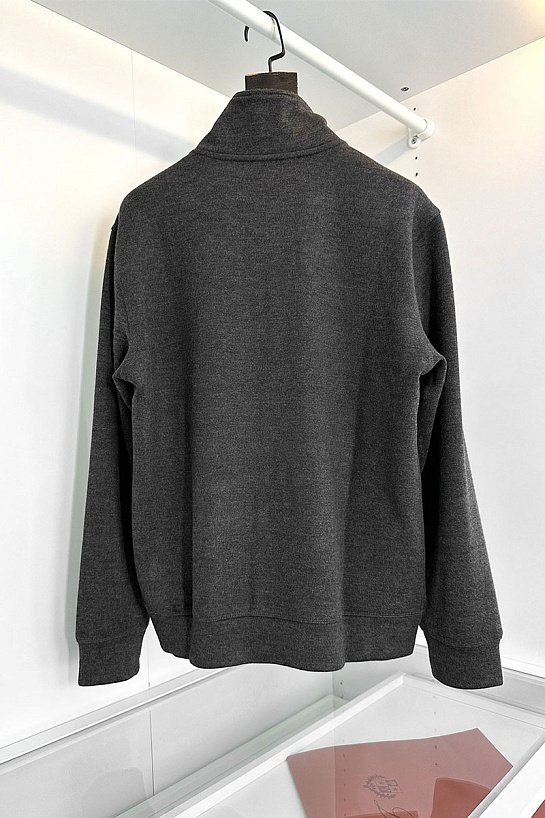 Утеплённая кофта Loro Piana zip-neck - Grey