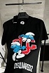 Чёрная футболка Dsquared2 smurfs graphic-print