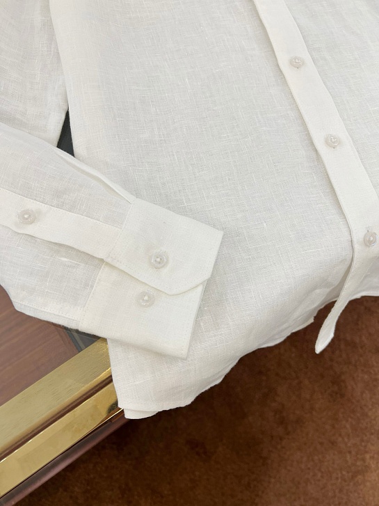 Льняная рубашка Dolce & Gabbana Premium - White