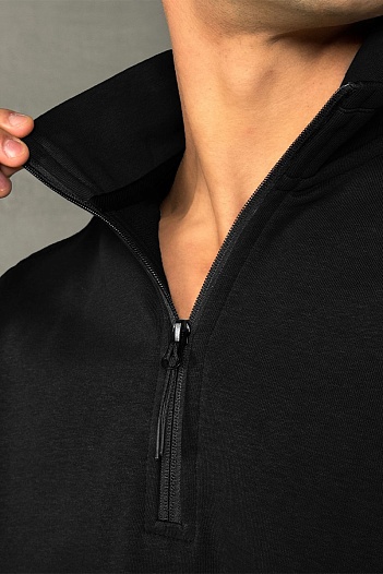 Чёрная кофта C.P. Company lens-detail   