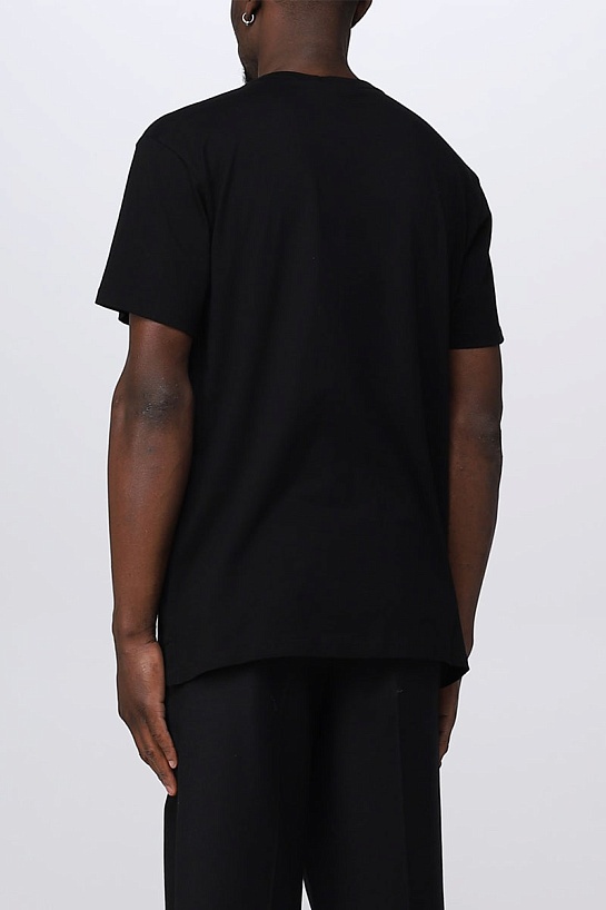 Чёрная футболка Alexander McQueen logo-print