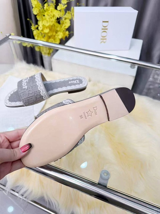 Женские шлёпанцы Dior Dway