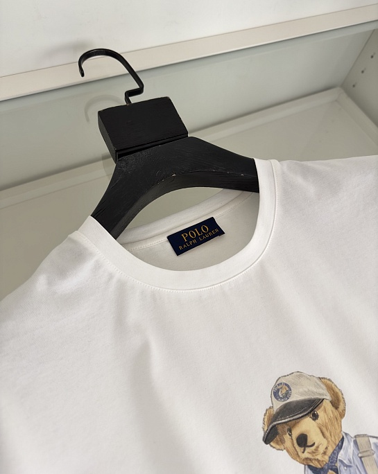 Футболка Роlо Ralрh Lаurеn Hemingway Bear - White